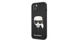 Karl Lagerfeld PU Saffiano Karl Head Kryt pro iPhone 13 Black