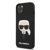 Karl Lagerfeld iPhone 13 black hardcase Silicone Karl`s Head