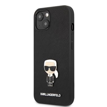 Karl Lagerfeld PU Saffiano Ikonik Kryt iPhone 13 mini Black