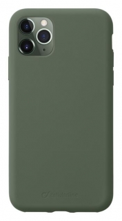 Ochranný silikónový kryt CellularLine SENSATION pre Apple iPhone 11 Pro, zelený